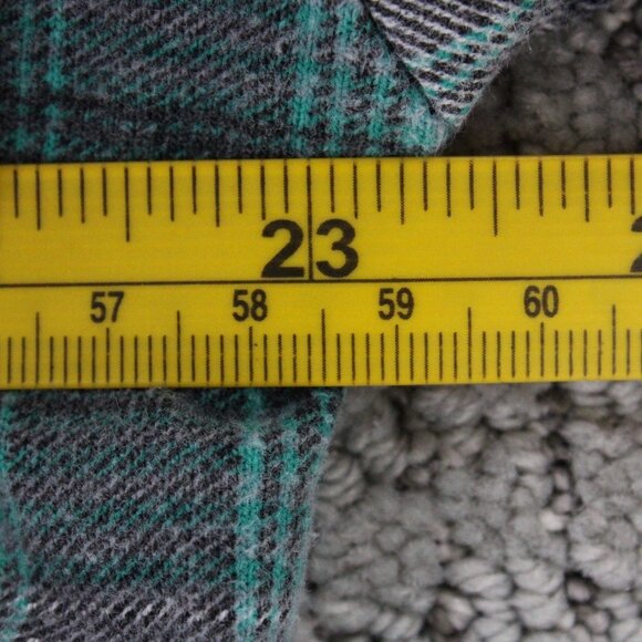 Vintage ZAMA Shirt Mens XL Gray Plaid Short Sleeve ZAMA Sports Soccer USA 90s - Picture 8 of 9